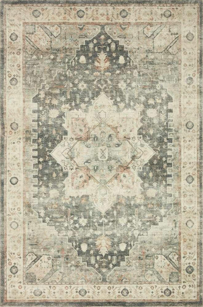 Loloi - Rosette Slate / Ivory 3-3in x 5-3in Accent Rug - ROSTROS-09SLIV3353 veiw 1