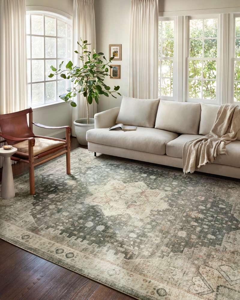 Loloi - Rosette Slate / Ivory 3-3in x 5-3in Accent Rug - ROSTROS-09SLIV3353 veiw 2
