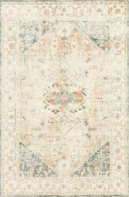 Loloi - Rosette Clay / Ivory 5-0in x 7-6in Area Rug - ROSTROS-06CGIV5076 veiw 1
