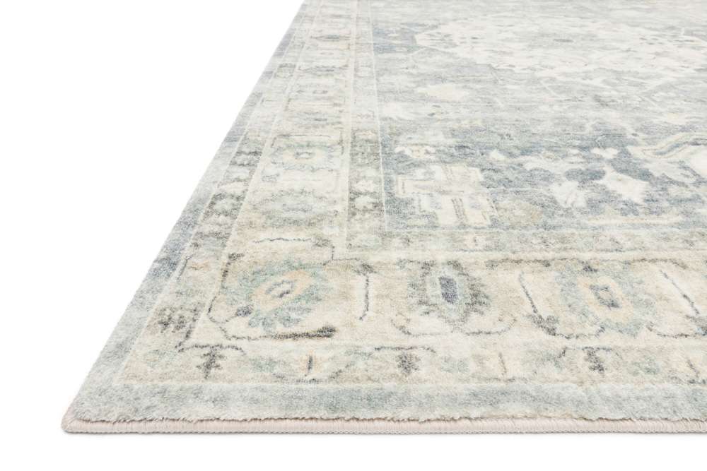 Loloi - Rosette Denim / Fog 5-0in x 7-6in Area Rug - ROSTROS-07DEFG5076 veiw 3