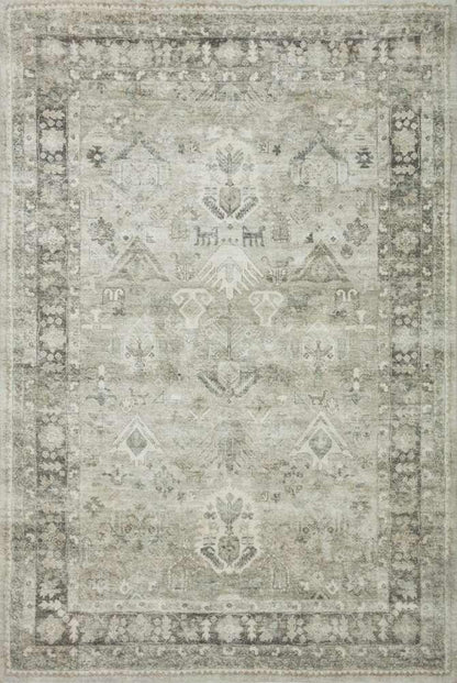 Loloi - Rosette Steel / Graphite 5-0in x 7-6in Area Rug - ROSTROS-04STGT5076 veiw 1