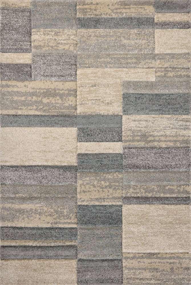 Loloi - Silas Slate / Sand 18in x 18in Sample Rug - SILASLA-07SLSA160S veiw 1