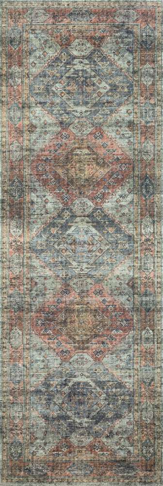 Loloi - Skye Apricot / Mist 2-6in x 12-0in Runner Rug - SKYESKY-06APMI26C0 veiw 1