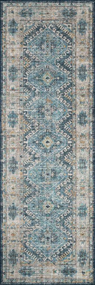 Loloi - Skye Denim / Natural 2-6in x 7-6in Runner Rug - SKYESKY-03DENA2676 veiw 1
