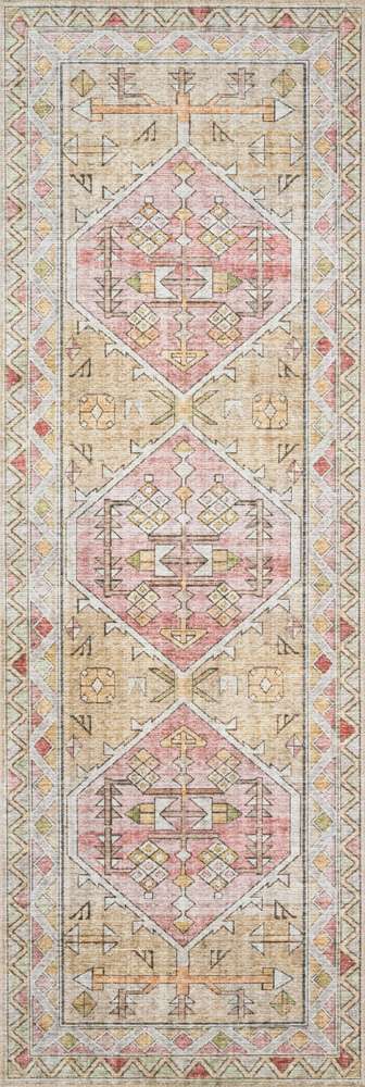 Loloi - Skye Gold / Blush 2-6in x 7-6in Runner Rug - SKYESKY-04GOBH2676 veiw 1
