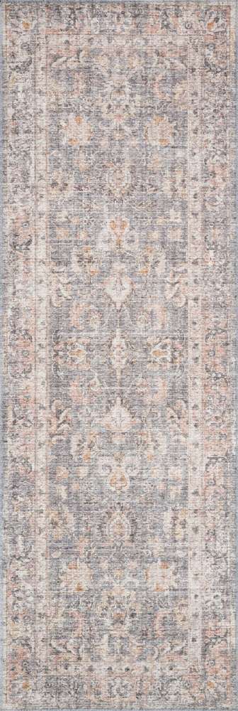 Loloi - Skye Grey / Apricot 2-6in x 7-6in Runner Rug - SKYESKY-01GYAP2676 veiw 1
