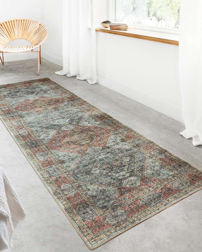 Loloi - Skye Apricot / Mist 3-6in x 5-6in Accent Rug - SKYESKY-06APMI3656 veiw 3