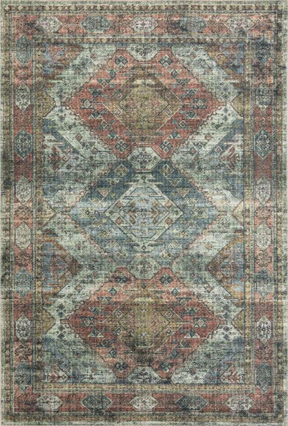 Loloi - Skye Apricot / Mist 5-0in x 7-6in Area Rug - SKYESKY-06APMI5076 veiw 1