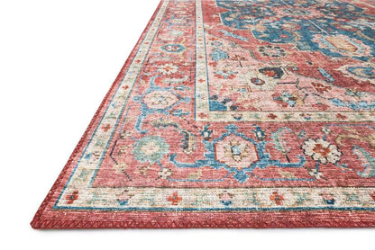 Loloi - Skye Brick / Ocean 5-0in x 7-6in Area Rug - SKYESKY-05BKOC5076 veiw 5