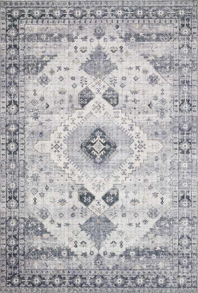 Loloi - Skye Silver / Grey 7 x 9 Oval Area Rug - SKYESKY-02SIGY790V veiw 1