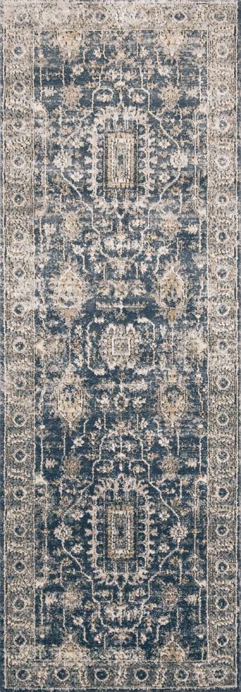 Loloi - Teagan Denim / Pebble 2-8in x 10-6in Runner Rug - TEAGTEA-03DEPP28A6 veiw 1