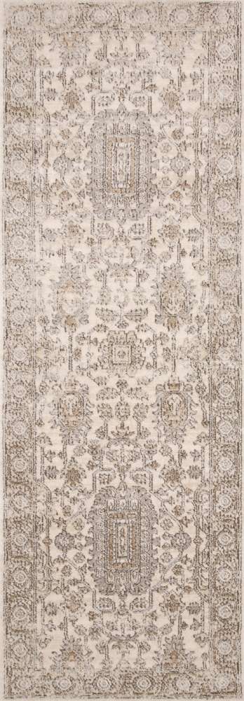 Loloi - Teagan Ivory / Sand 2-8in x 10-6in Runner Rug - TEAGTEA-03IVSA28A6 veiw 1