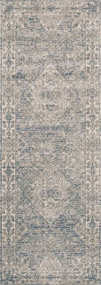 Loloi - Teagan Sky / Natural 2-8in x 13 Runner Rug - TEAGTEA-04SCNA28D0 veiw 1