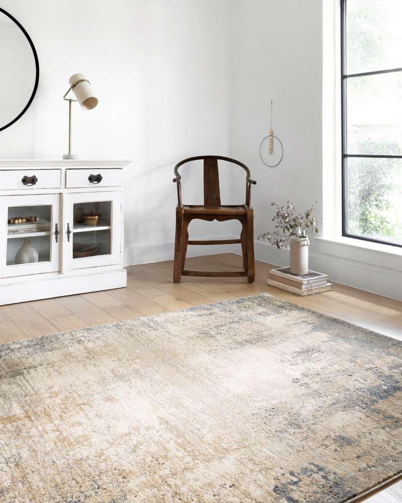 Loloi - Teagan Ivory / Mist 2-8in x 4 Accent Rug - TEAGTEA-08IVMI2840 veiw 2