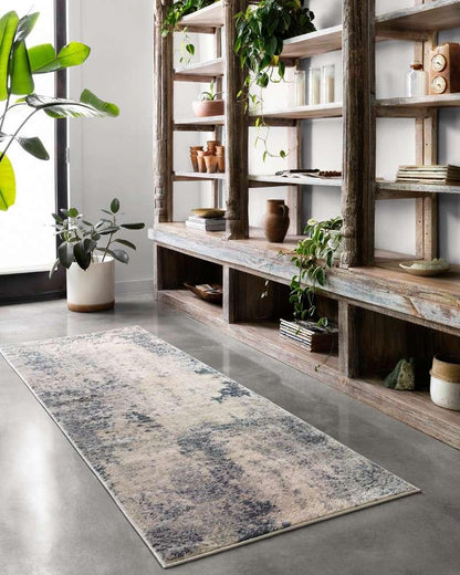 Loloi - Teagan Natural / Denim 2-8in x 4 Accent Rug - TEAGTEA-07NADE2840 veiw 4