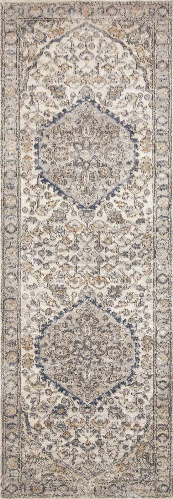Loloi - Teagan Natural / Lt. Grey 2-8in x 7-6in Runner Rug - TEAGTEA-01NALC2876 veiw 1