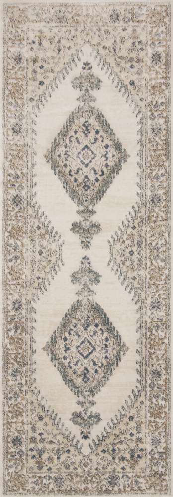 Loloi - Teagan Oatmeal / Ivory 2-8in x 7-6in Runner Rug - TEAGTEA-02OTIV2876 veiw 1