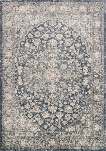 Loloi - Teagan Denim / Mist 3-4in x 5-7in Accent Rug - TEAGTEA-01DEMI3457 veiw 1