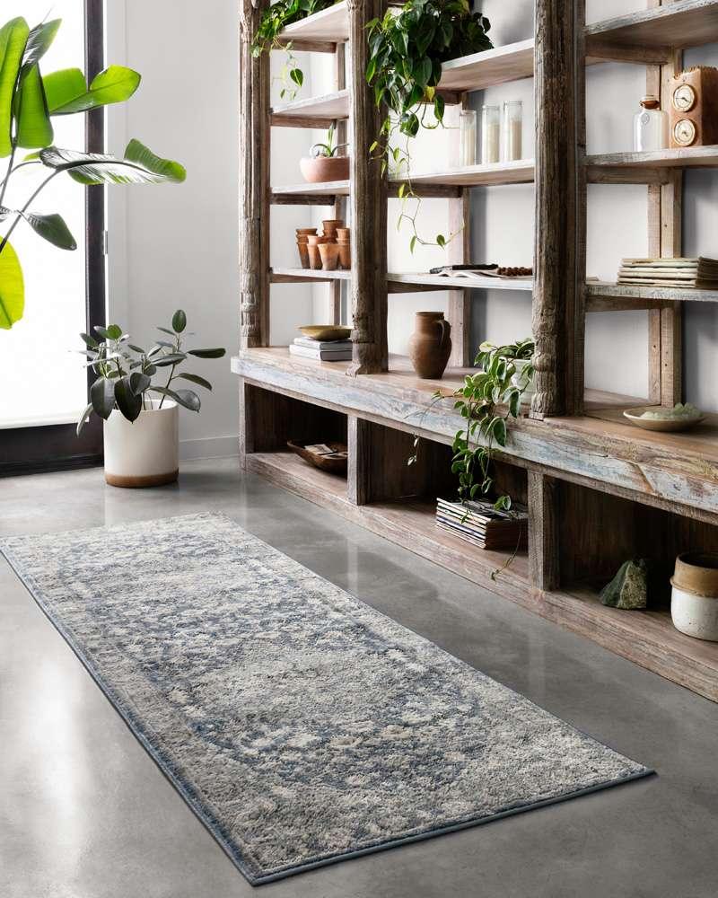 Loloi - Teagan Denim / Mist 3-4in x 5-7in Accent Rug - TEAGTEA-01DEMI3457 veiw 3