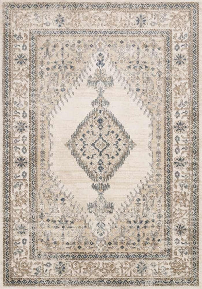 Loloi - Teagan Oatmeal / Ivory 3-4in x 5-7in Accent Rug - TEAGTEA-02OTIV3457 veiw 1