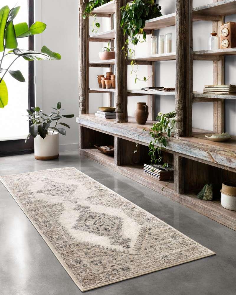 Loloi - Teagan Oatmeal / Ivory 5-3in x 7-6in Area Rug - TEAGTEA-02OTIV5376 veiw 3