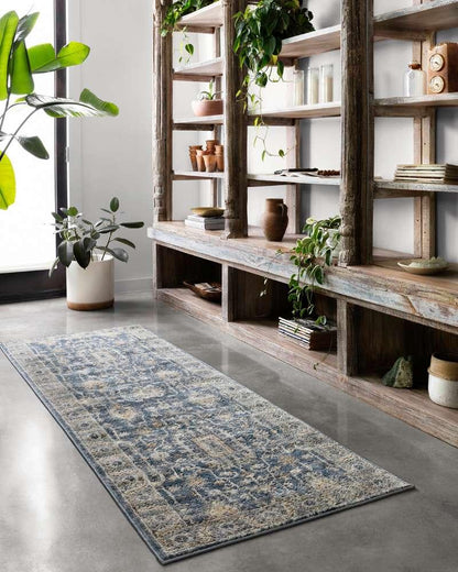 Loloi - Teagan Denim / Pebble 6-7in x 9-2in Area Rug - TEAGTEA-03DEPP6792 veiw 4