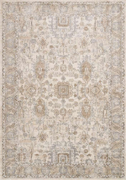 Loloi - Teagan Ivory / Sand 6-7in x 9-2in Area Rug - TEAGTEA-03IVSA6792 veiw 1