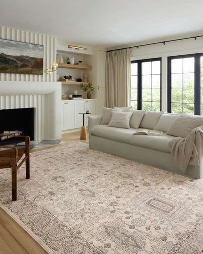 Loloi - Teagan Ivory / Sand 9-9in x 13-6in Area Rug - TEAGTEA-03IVSA99D6 veiw 2