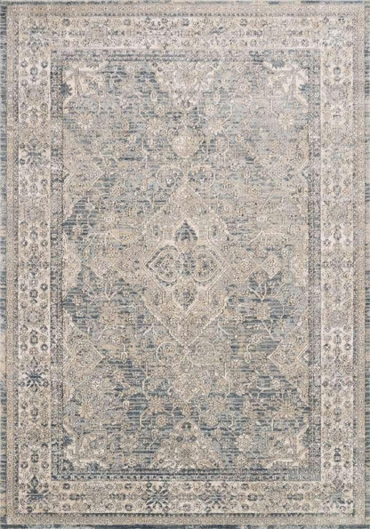 Loloi - Teagan Sky / Natural 9-9in x 13-6in Area Rug - TEAGTEA-04SCNA99D6 veiw 1