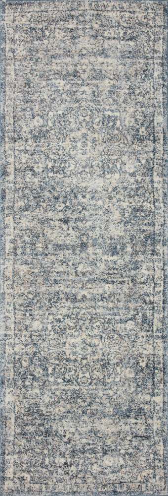 Loloi - Theory Ivory / Blue 2-7in x 7-8in Runner Rug - THRYTHY-02IVBB2778 veiw 1