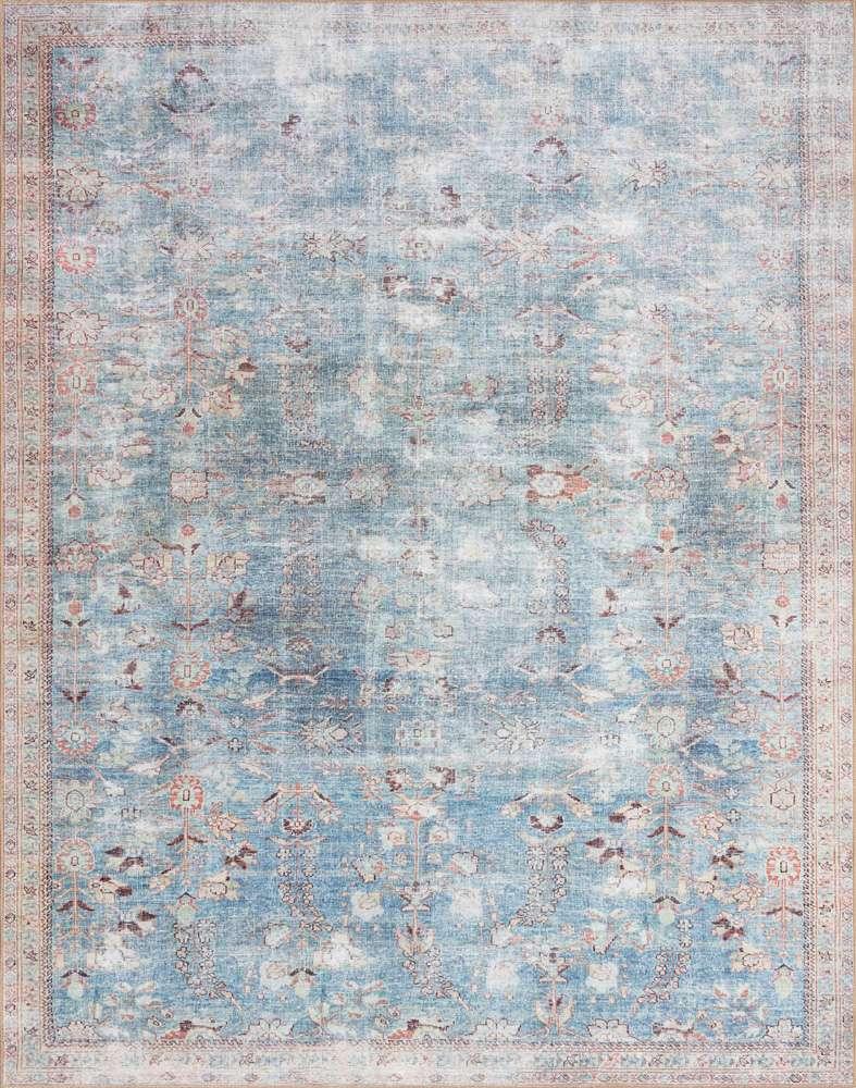 Loloi - Wynter Teal / Multi 18in x 18in Sample Rug - WYNTWYN-06TEML160S veiw 1