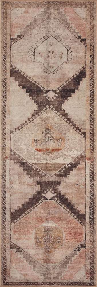 Loloi - Wynter Graphite / Blush 2-6in x 9-6in Runner Rug - WYNTWYN-08GTBH2696 veiw 1