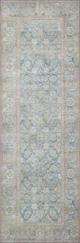 Loloi - Wynter Ocean / Silver 2-6in x 9-6in Runner Rug - WYNTWYN-10OCSI2696 veiw 1