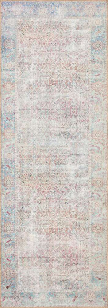 Loloi - Wynter Red / Teal 2-6in x 9-6in Runner Rug - WYNTWYN-04RETE2696 veiw 1