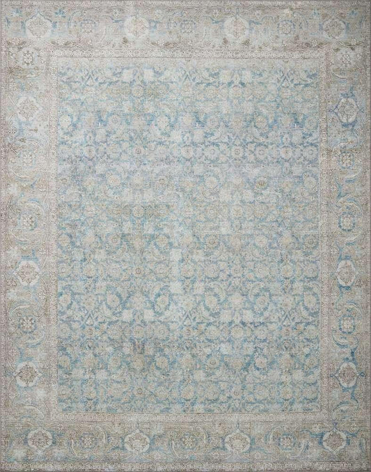 Loloi - Wynter Ocean / Silver 8-6in x 11-6in Area Rug - WYNTWYN-10OCSI86B6 veiw 1