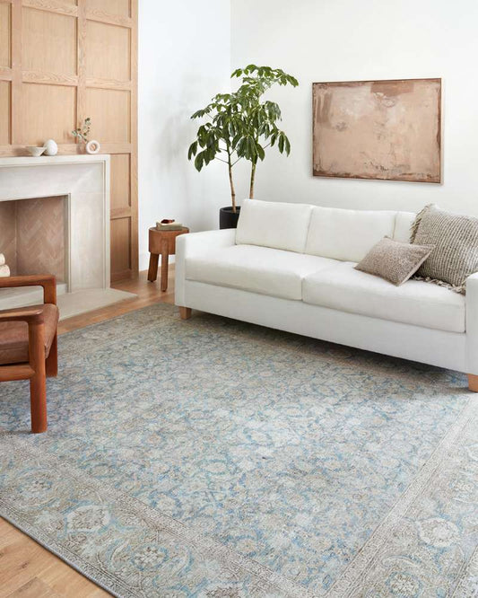 Loloi - Wynter Ocean / Silver 8-6in x 11-6in Area Rug - WYNTWYN-10OCSI86B6 veiw 2