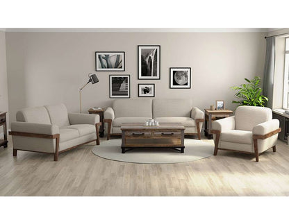 IFD - Loft Brown - Wooden Frame & Base, Sofa - IUP644-SOF-161 veiw 2