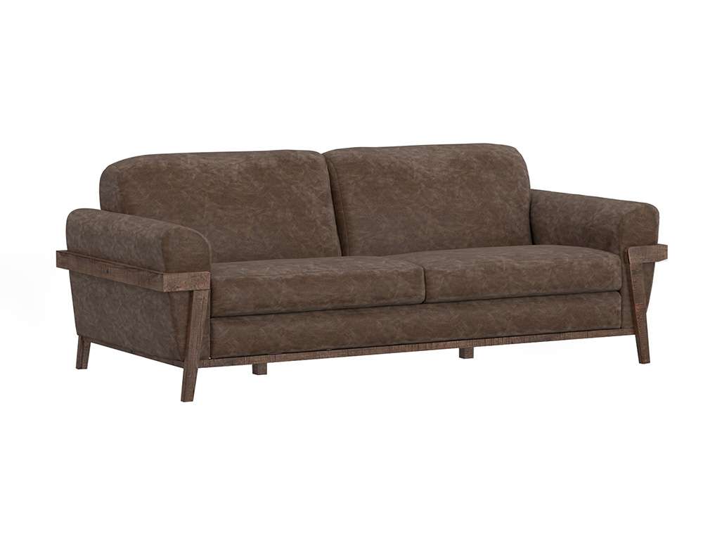 IFD - Loft Brown - Wooden Frame & Base, Sofa - IUP644-SOF-212 veiw 1