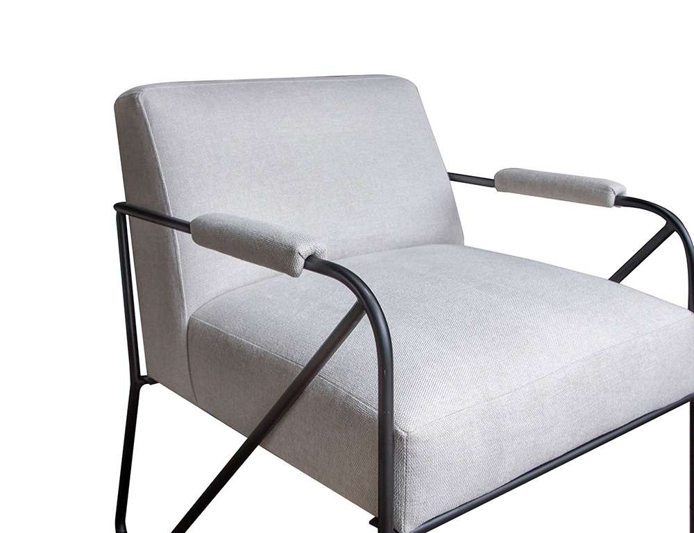 IFD - Lotus - Wooden Frame & Metal Base, Armchair - IUP132-ACH-161 veiw 3