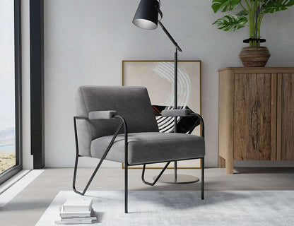 IFD - Lotus - Wooden Frame & Metal Base, Armchair - IUP132-ACH-121 veiw 2
