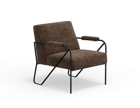 IFD - Lotus - Wooden Frame & Metal Base, Armchair - IUP132-ACH-212 veiw 1