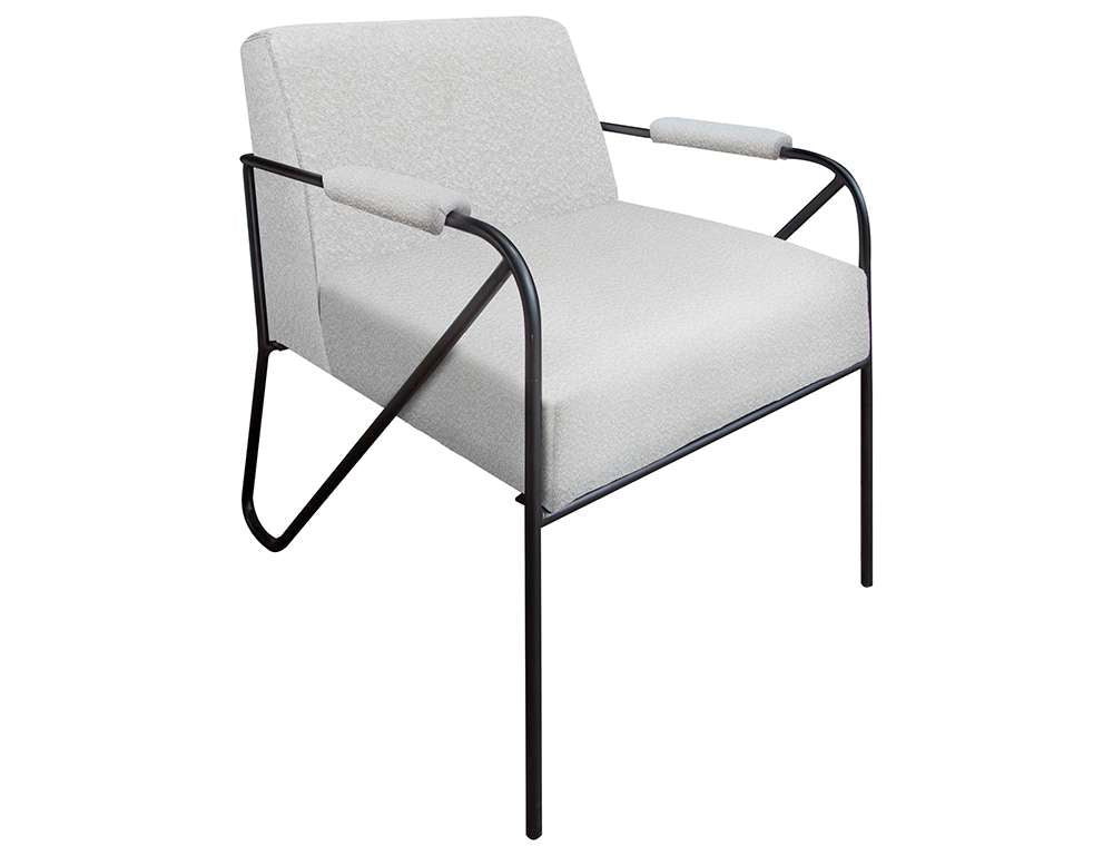 IFD - Lotus - Wooden Frame & Metal Base, Armchair - IUP132-ACH-101 veiw 1