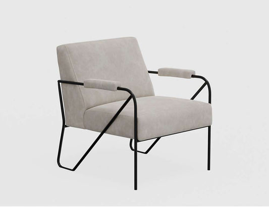 IFD - Lotus - Wooden Frame & Metal Base, Armchair - IUP132-ACH-131 veiw 1