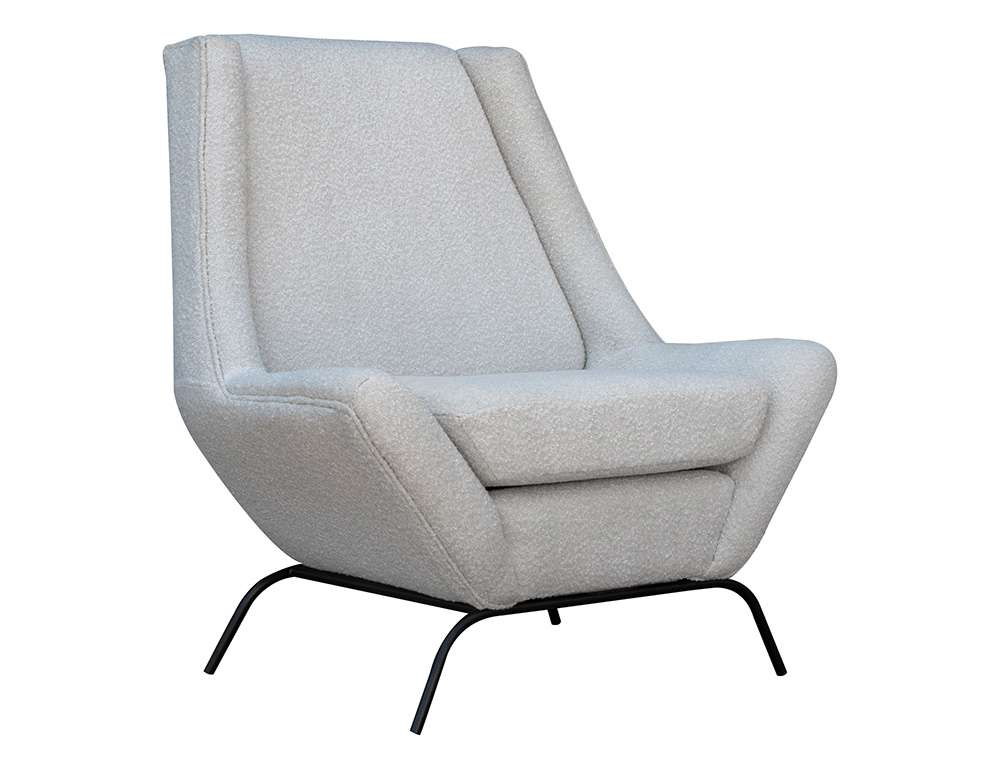 IFD - Tyne - Wooden Frame & Metal Base, Armchair - IUP331-ACH-101 veiw 1