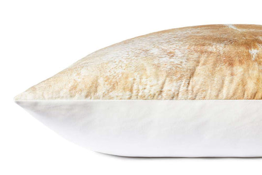 Loloi - FP0002 Beige / White 36inW x 36inD x 6inH Pillow - FL01FP0002BEWHFL36 veiw 2