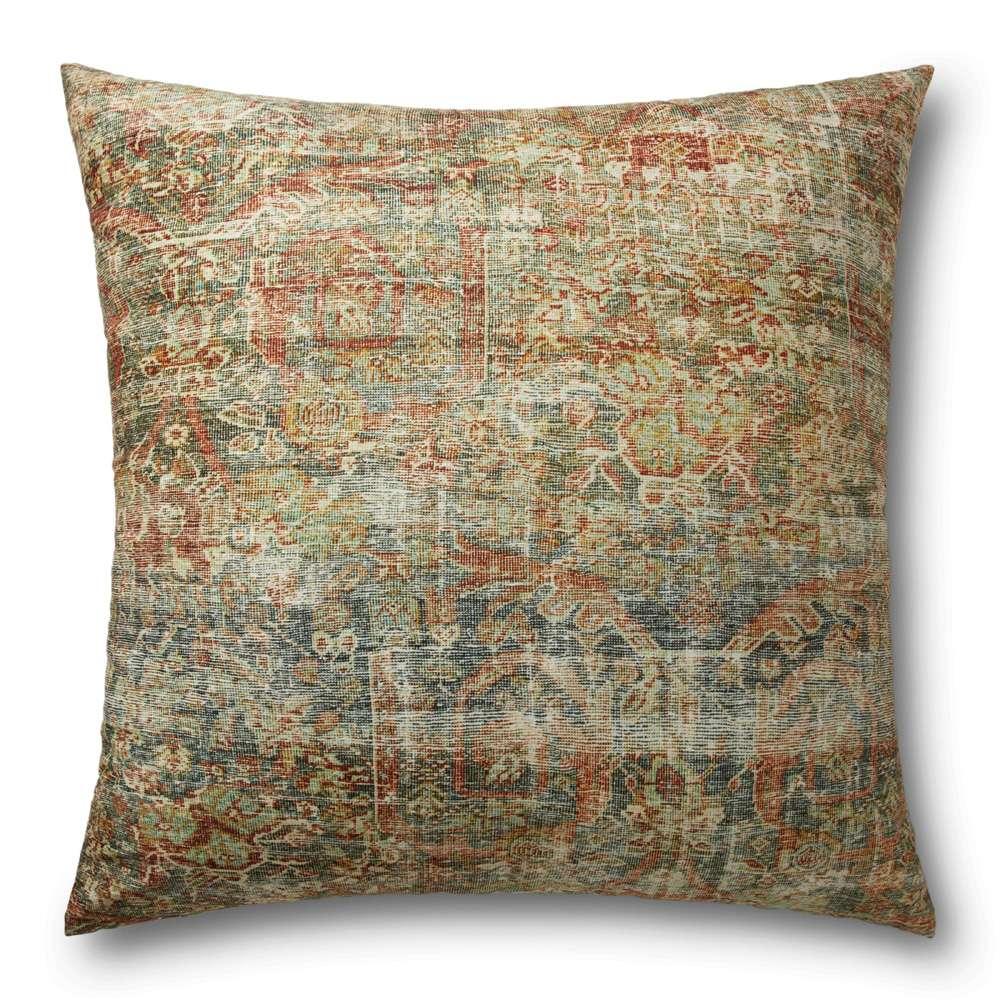 Loloi - FP0005 Spice / Multi 36inW x 36inD x 6inH Pillow - FL01FP0005SQMLFL36 veiw 1