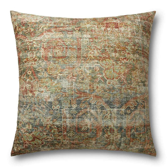 Loloi - FP0005 Spice / Multi 36inW x 36inD x 6inH Pillow - FL01FP0005SQMLFL36 veiw 1