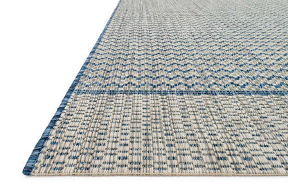 Loloi - Isle Grey / Blue 18in x 18in Sample Rug - ISLEIE-03GYBB160S veiw 2