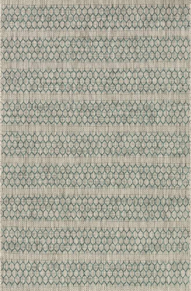 Loloi - Isle Grey / Teal 18in x 18in Sample Rug - ISLEIE-01GYTE160S veiw 1