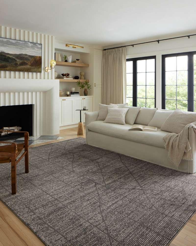 Loloi - Kamala Charcoal / Ivory 11-2in x 15-7in Area Rug - KAMAKAM-06CCIVB2F7 veiw 2